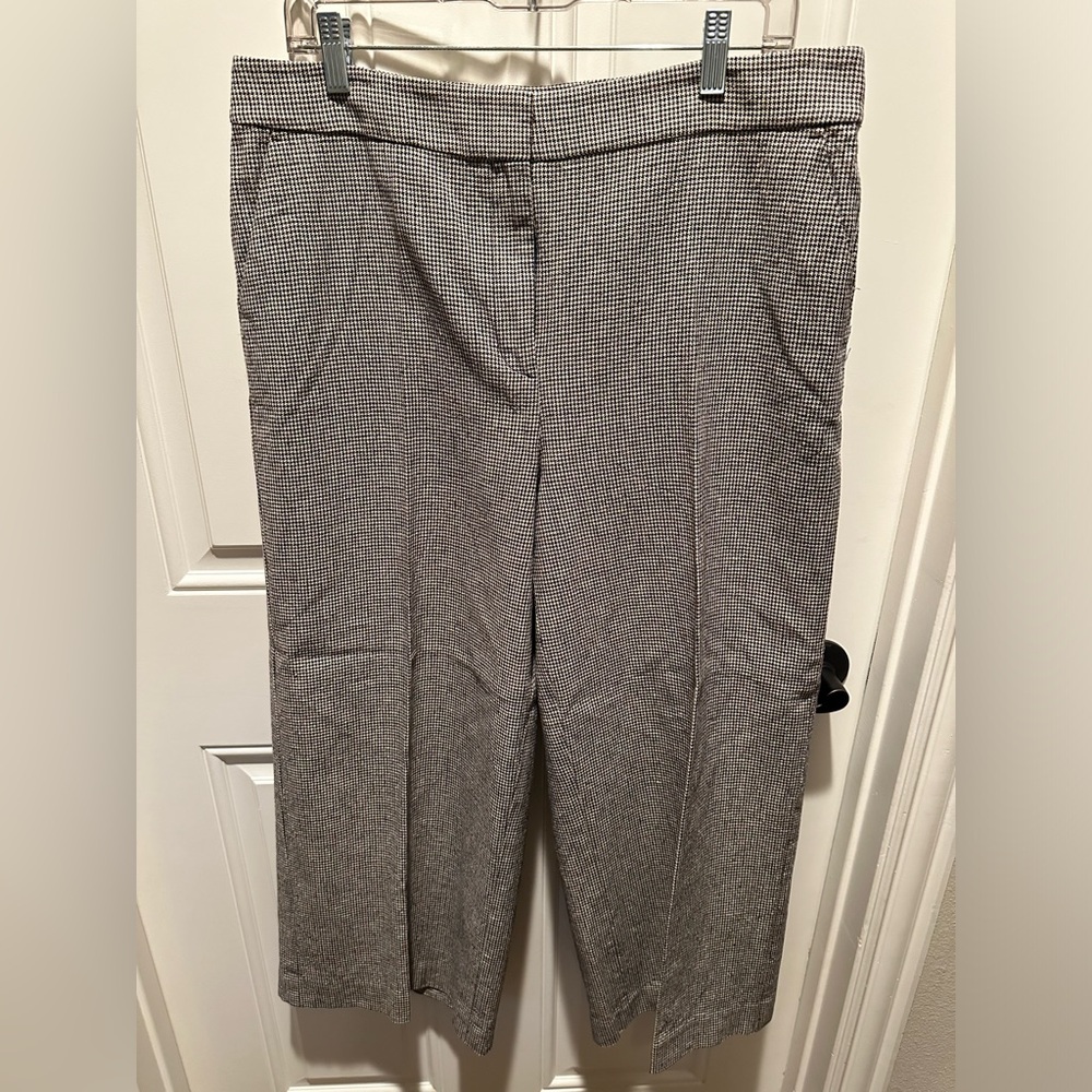 Loft Cropped Wide-Leg Pants